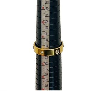 Unisex 18K Gold Filled Designer Inspired “Love Ring”Band